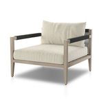 Product Image 1 for Sherwood Fiqa Boucle Modern Outdoor Chair - Grey Finish from Four Hands