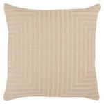 Product Image 3 for Neutra Light Taupe Geometric Polyester Throw Pillow from Jaipur