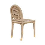 Product Image 4 for Gentry Round Back Rattan Wrapped Dining Chair from Worlds Away