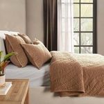 Product Image 4 for Elms 3-Piece Queen Velvet Quilt Set from Classic Home