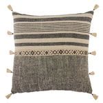 Product Image 7 for Ikal Stripes Beige/ Dark Gray Throw Pillow 18 inch from Jaipur 