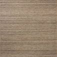 Neutral-toned Loloi Elma Bark rug with subtle vertical stripes and whip-stitched edges