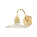 Product Image 1 for Leanna 1-Light Modern Round Soft Cream Wall Sconce from Mitzi