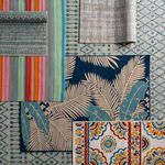 Product Image 5 for Eagean Aqua / Light Gray Indoor / Outdoor Rug from Surya