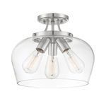 Product Image 1 for Octave 3 Light Semi Flush Mount from Savoy House 