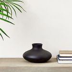 Product Image 3 for Fiorella Small Textured Black Ceramic Vase from Napa Home And Garden