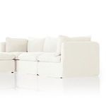 Product Image 2 for Andre Slipcover 3-Piece Sectional with Ottoman - Broadway Snow from Four Hands