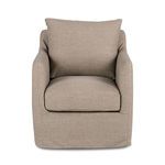 Product Image 3 for Banks Alcala Taupe Swivel Chair from Four Hands