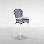 Product Image 12 for Savoy Chalk And White & Navy Bar Stool from Summer Classics