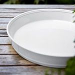 Product Image 3 for Friso 12" Ceramic Stoneware Pie Dish - White from Costa Nova