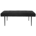 Product Image 3 for Olivier Modern Black Bench from Uttermost