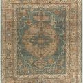 Product Image 1 for Reign Hand-Knotted Dark Green / Beige Rug - 8' x 10' from Surya