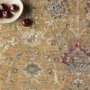 Close-up of Giada Gold / Multi Rug showing detailed floral patterns and subtle color variations