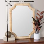 Product Image 7 for Lily Natural Rattan Wall Mirror from Cooper Classics