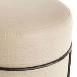 Product Image 2 for Montreal White Facet Cream Chenille Ottoman from Arteriors