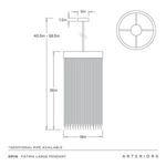 Product Image 11 for Fatima Large Pendant from Arteriors