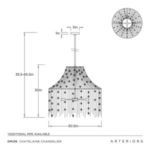 Product Image 9 for Chatelaine Chandelier from Arteriors
