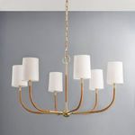 Product Image 4 for Webson 6-Light Chandelier - Aged Brass from Hudson Valley