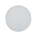 Product Image 1 for Pearl Scalloped Ceramic Stoneware Charger Plate, Set of 6 - White from Costa Nova