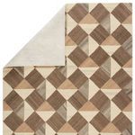 Product Image 4 for Verde Home by Paris Handmade Geometric Brown/ Cream Rug from Jaipur 