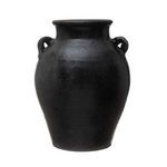 Product Image 1 for Susan 9.5" Round Black Decorative Clay Jar from Creative Co-Op