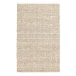 Chevron handwoven jute area rug in alternating natural beige and cream fibers with classic Chevron pattern