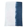Indigo Blue Tie Dye Cotton Throw 50x70 image 1