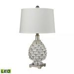 Product Image 1 for Hand Formed Ceramic Table Lamp In White Pearlescent Glaze from Elk Home