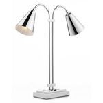 Product Image 2 for Symmetry Double Desk Lamp from Currey & Company
