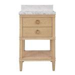 Product Image 8 for Bath Vanity With White Marble Top from Worlds Away