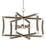 Product Image 3 for Bastian Small Grey Wood & Iron Lantern from Currey & Company
