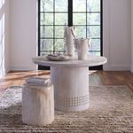 Product Image 2 for Studded White Washed Wood Bistro Dining Table from Jamie Young