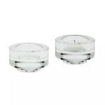 Product Image 1 for Fluted Crystal Votive  Set Of 2 from Elk Home