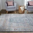 Product Image 5 for Marquette Gray / Rust Traditional Area Rug - 7'10" x 9'10" from Feizy Rugs