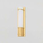 Tottenville Wall Sconce with solid white glass shade instead of matte cloud glass