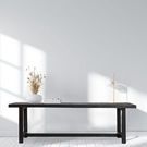 Product Image 7 for Asher Black Acacia Dining Bench from Creative Co-Op