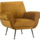 Product Image 3 for Kianna Occasional Chair - Mustard from Dovetail Furniture