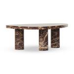 Product Image 1 for Zion Merlot Marble Small Coffee Table from Four Hands