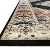 Low side perspective highlighting plush pile height and texture along the black edge border