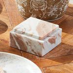 Product Image 6 for Jaqueline Marble Square Lidded Box Short from Napa Home And Garden