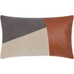 Product Image 3 for Branson Leather Geometric Pillow from Surya