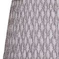 Close-up of fan-like soft blue pleated pattern and fabric texture