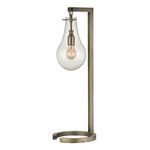 Product Image 1 for Antique Brass Table Lamp With Clear Glass Shade from Elk Home