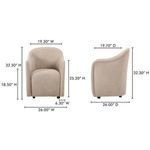 Product Image 12 for Drava Rolling Dining Chair from Moe's