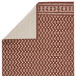 Product Image 2 for Vella Indoor/ Outdoor Trellis Red/ Cream Rug from Jaipur