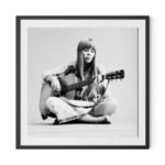 Product Image 1 for Portrait Of Joni Mitchell by Getty Images with 1.5" Black Maple Frame from Four Hands