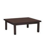 Product Image 2 for Club Aluminum Mahogany Square Coffee Table from Summer Classics