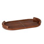 Product Image 1 for Forte Leather Oval Tray from Regina Andrew Design
