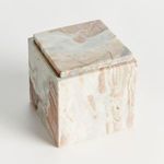 Product Image 3 for Jaqueline Marble Square Lidded Box Tall from Napa Home And Garden