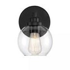 Product Image 3 for Carson Matte Black 1 Light Sconce from Savoy House 